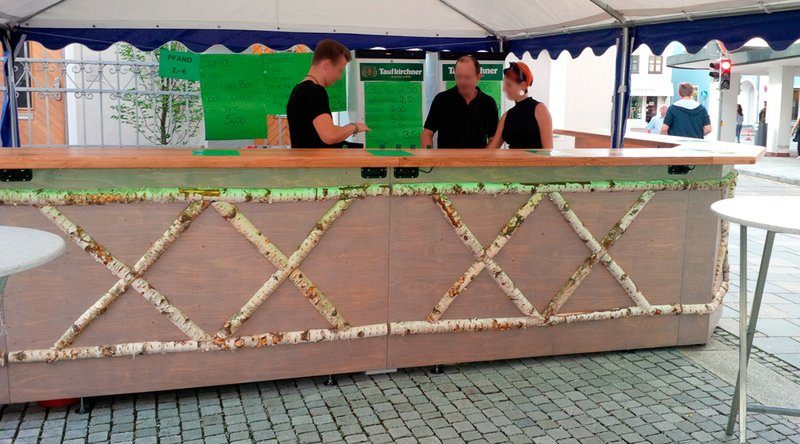 Mobile Event-Bar von Immer-Kühl im Einsatz