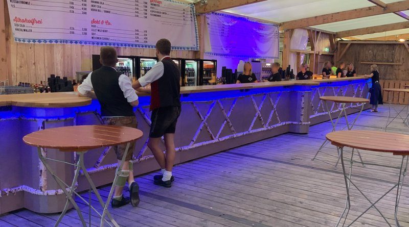 Mobile Event-Bar von Immer-Kühl im Einsatz